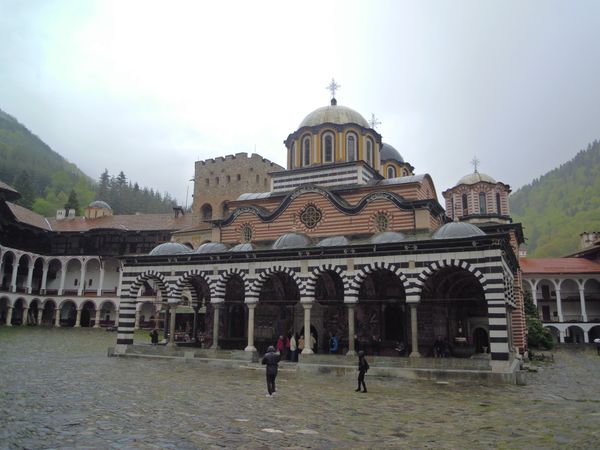 ブルガリア・Sofia「バラとヨーグルト、ブルガリア」の写真：Sofiaから日帰りで行ける、リラの修道院。
