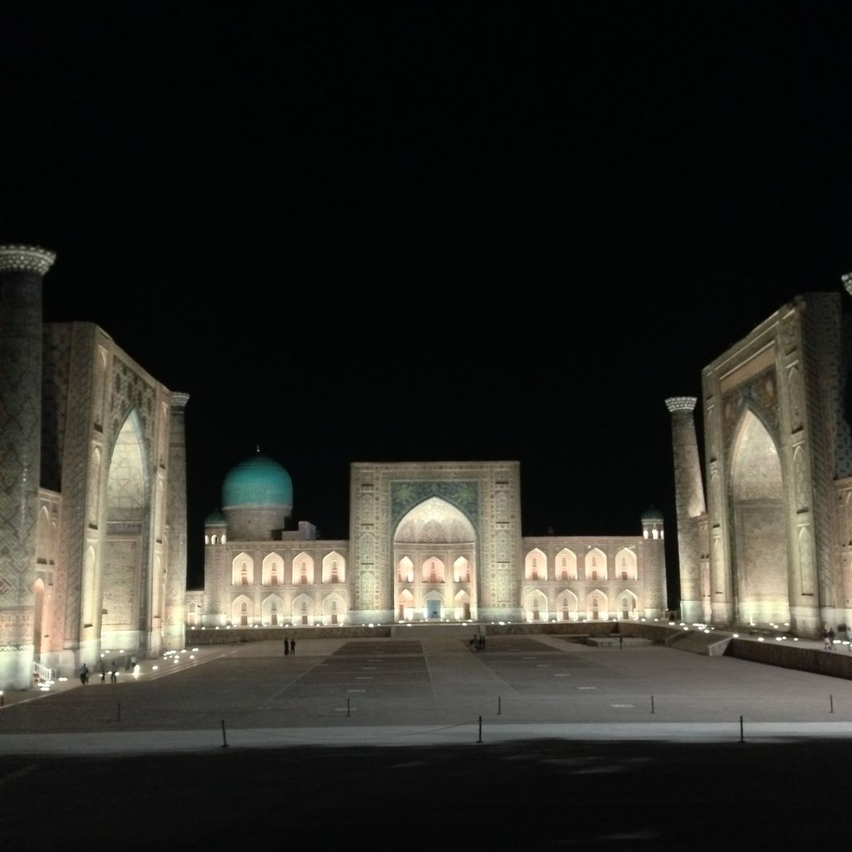 サマルカンドの夕景・夜景