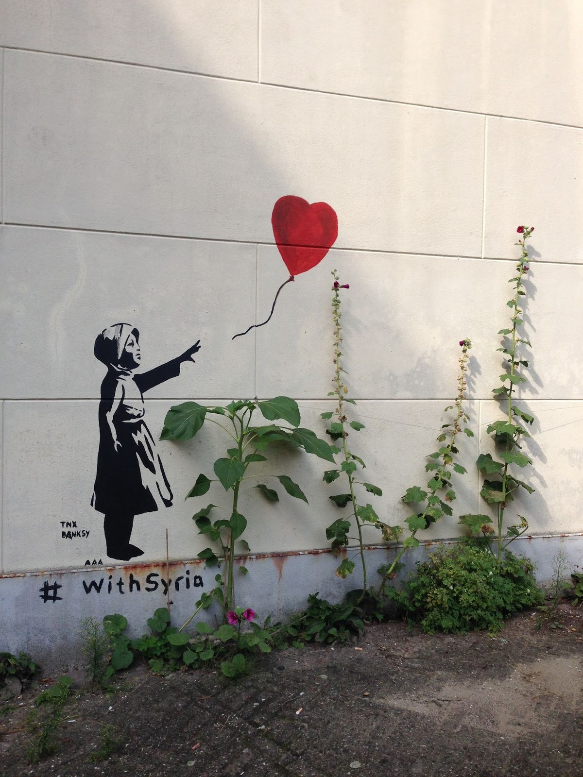 アンネフランクハウス、壁画。