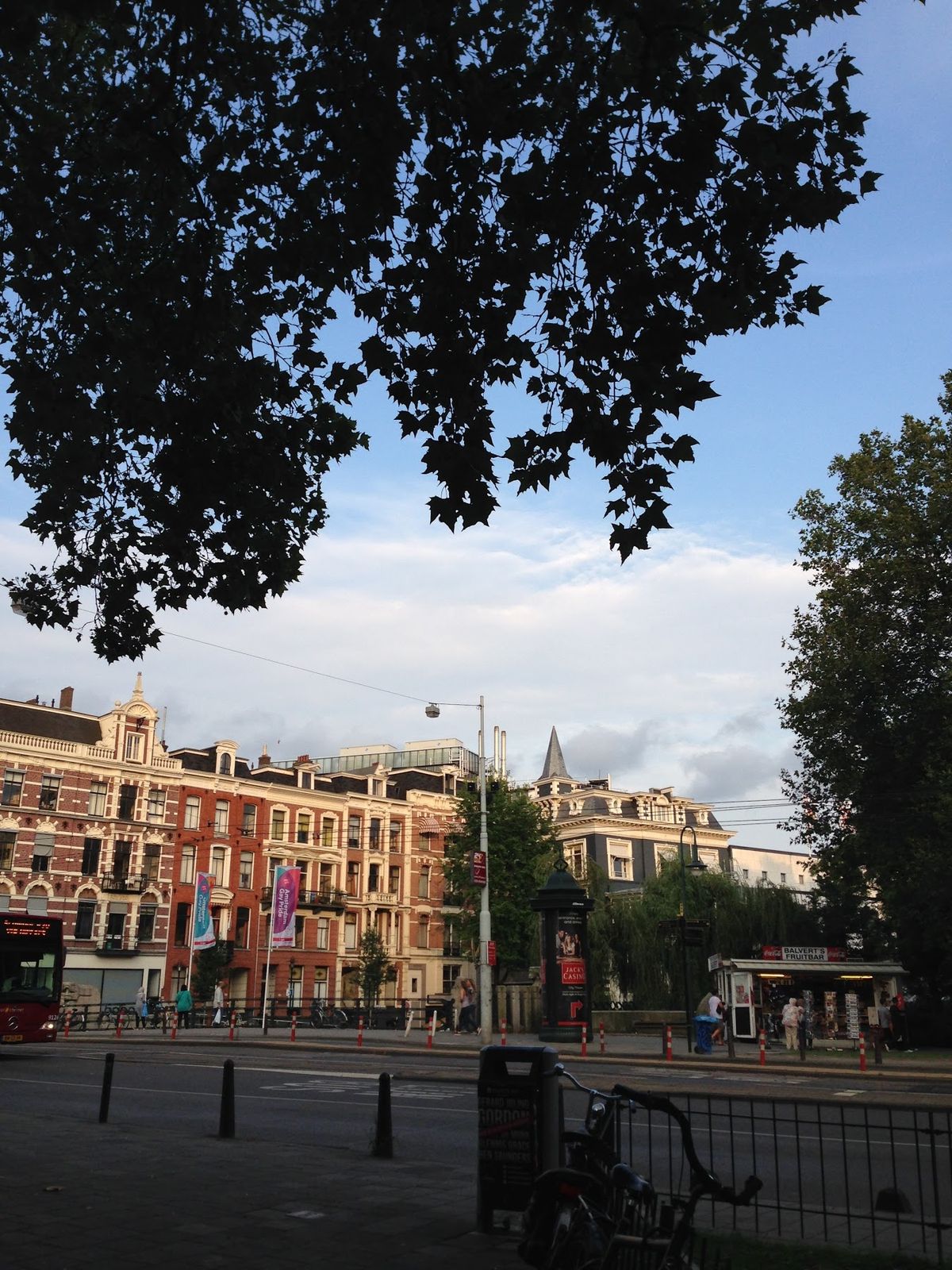 アムステルダム中央駅、広場、そして地ビール(？)