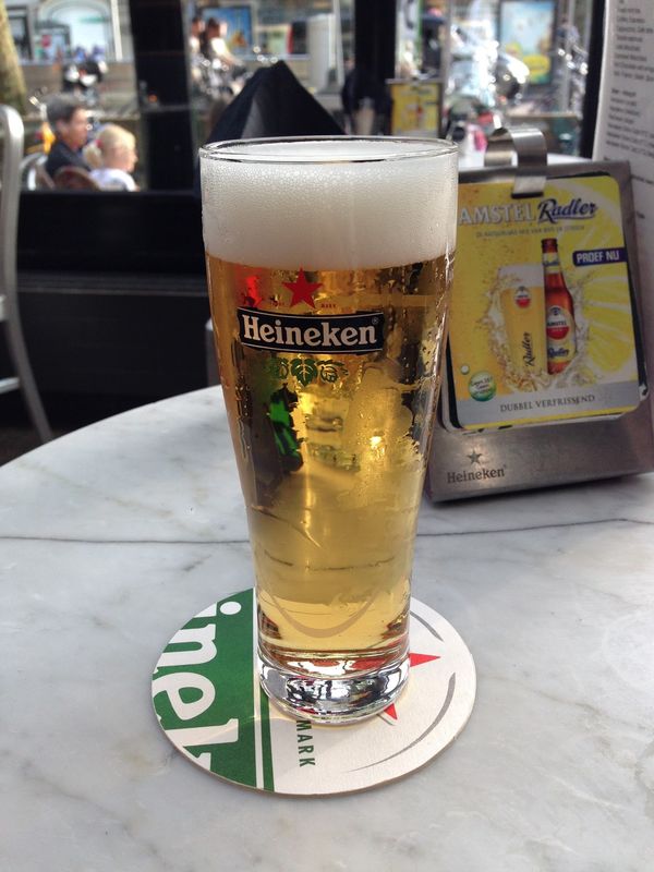 オランダ・Amsterdam「留学前にアンネフランクの家へ」の写真：そして、やっぱりハイネケン。
やっぱりミ...