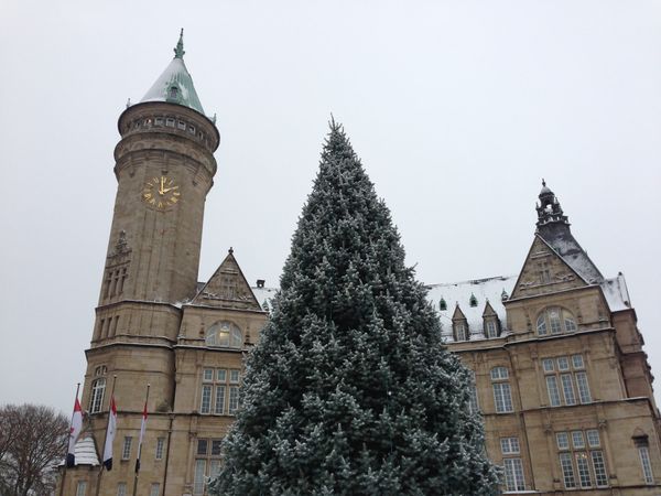 ルクセンブルク・Luxembourg「立ち寄り、ルクセンブルク」の写真：ルクセンブルクは雪景色も相まっておとぎの...