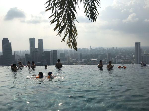 シンガポール・マリーナベイサンズ「シンガポール❤️夫婦旅行」の写真：最終日はマリーナベイサンズに宿泊
日中は...