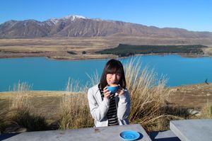 ２日目は、マウントジョン展望台にある
アストロカフェでブランチ。

夜の星...