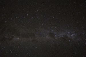 ２日目の夜も満天の星空！

オリオン座も見えますが、日本と向きが反対です。...