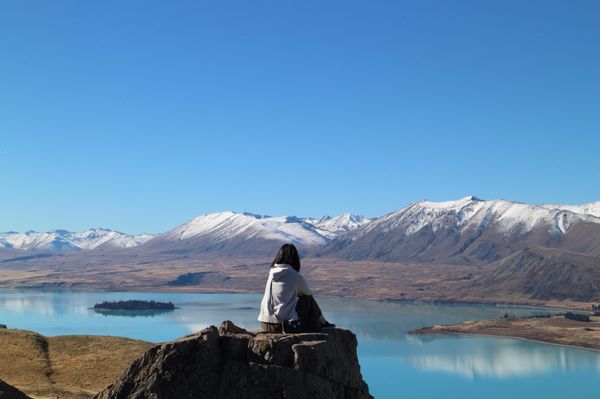 ニュージーランド・オークランド「テカポ湖で星空鑑賞🌌夫婦旅行」の写真：２日目は、マウントジョン展望台にある
ア...