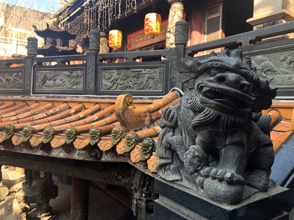 台湾・台北「美味いもの三昧！食い道楽の旅」の写真：鹿港天后宮

お詣りのときに、なんか現地...