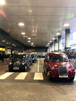 ロンドンタクシー可愛い！🚖

ロンドンは滞在時間が短かったから
まずは効率...