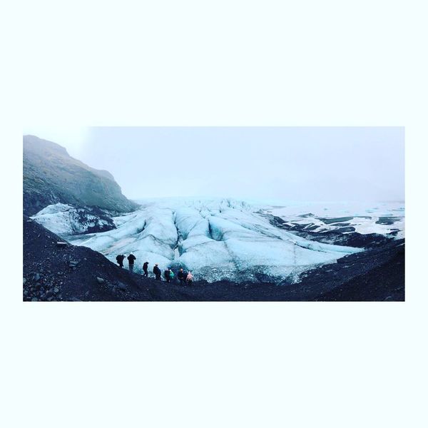アイスランド・レイキャビク「アイスランド大自然の旅」の写真：バトナ氷河

初心者コースと上級者コース...