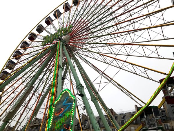 フランス・パリ「食欲と物欲を満たす弾丸パリ旅行」の写真：チェイルリー公園のクリスマスマーケットの...