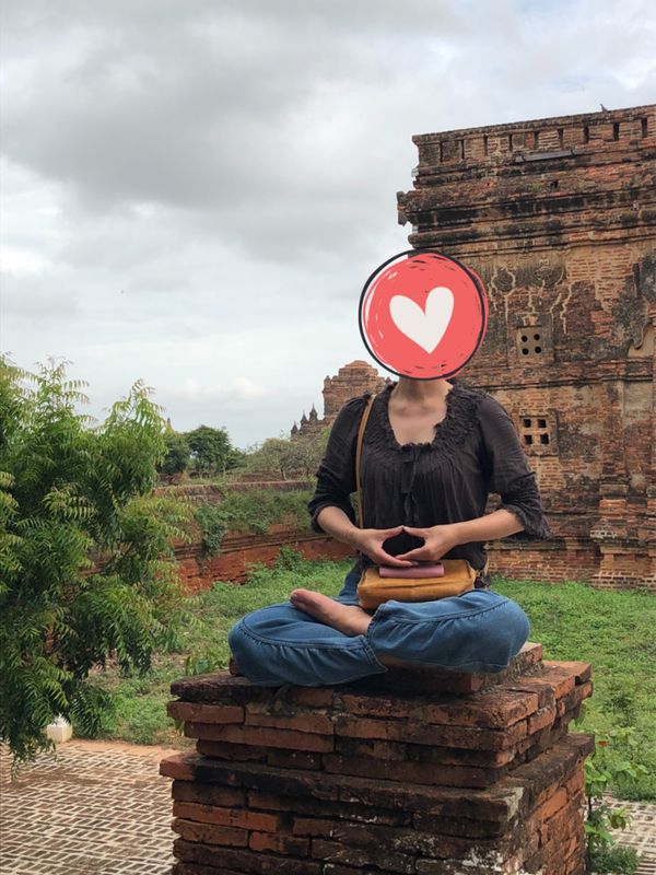 ミャンマー・ヤンゴン「ミャンマーの民族衣装ロンジーを楽しんだ旅」の写真：アホな写真撮るのにめっちゃハマって撮りま...