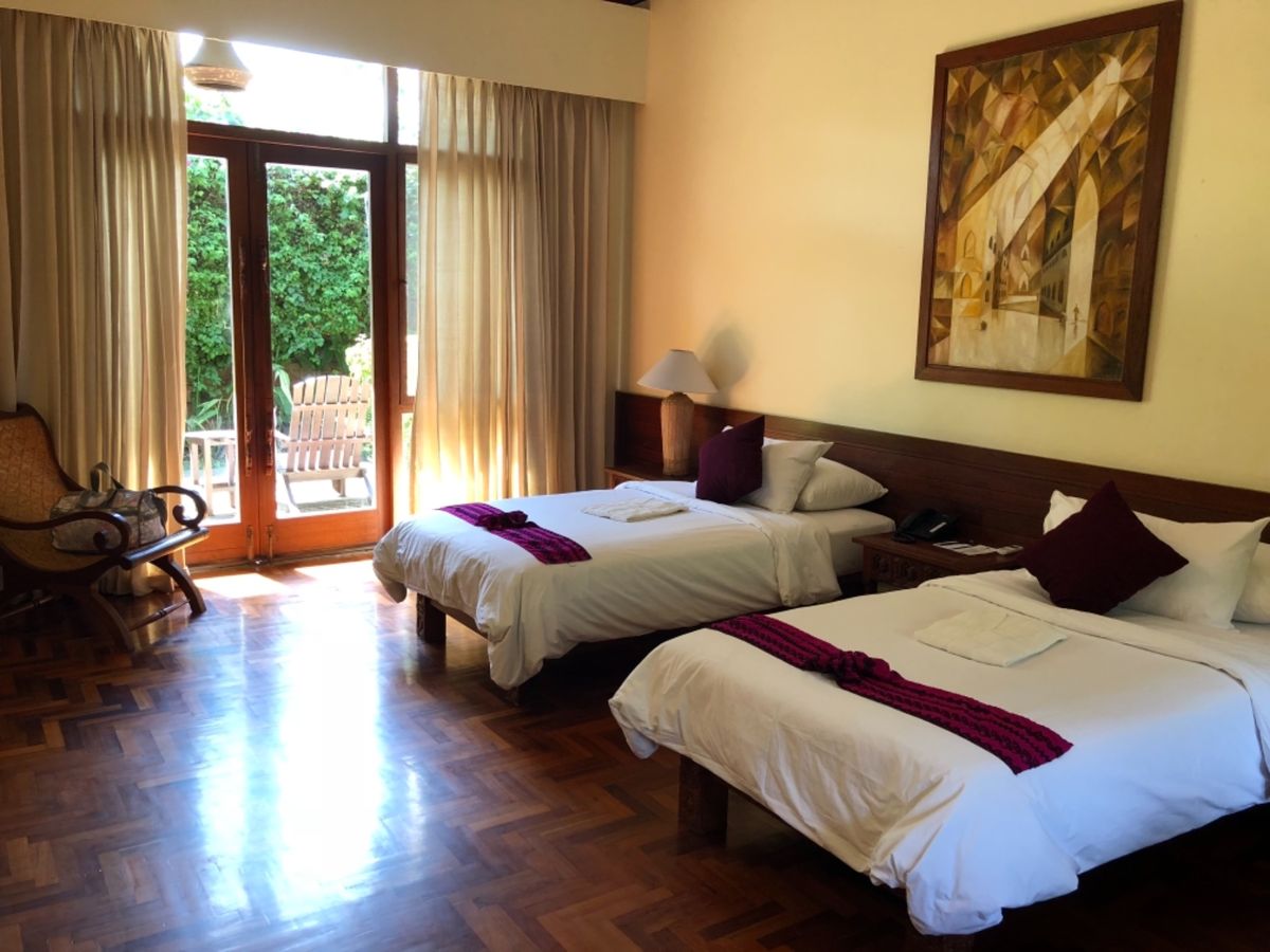 バガンで泊まったホテル
ザ ホテル@タラバー ゲート

お部屋がめっちゃ広...