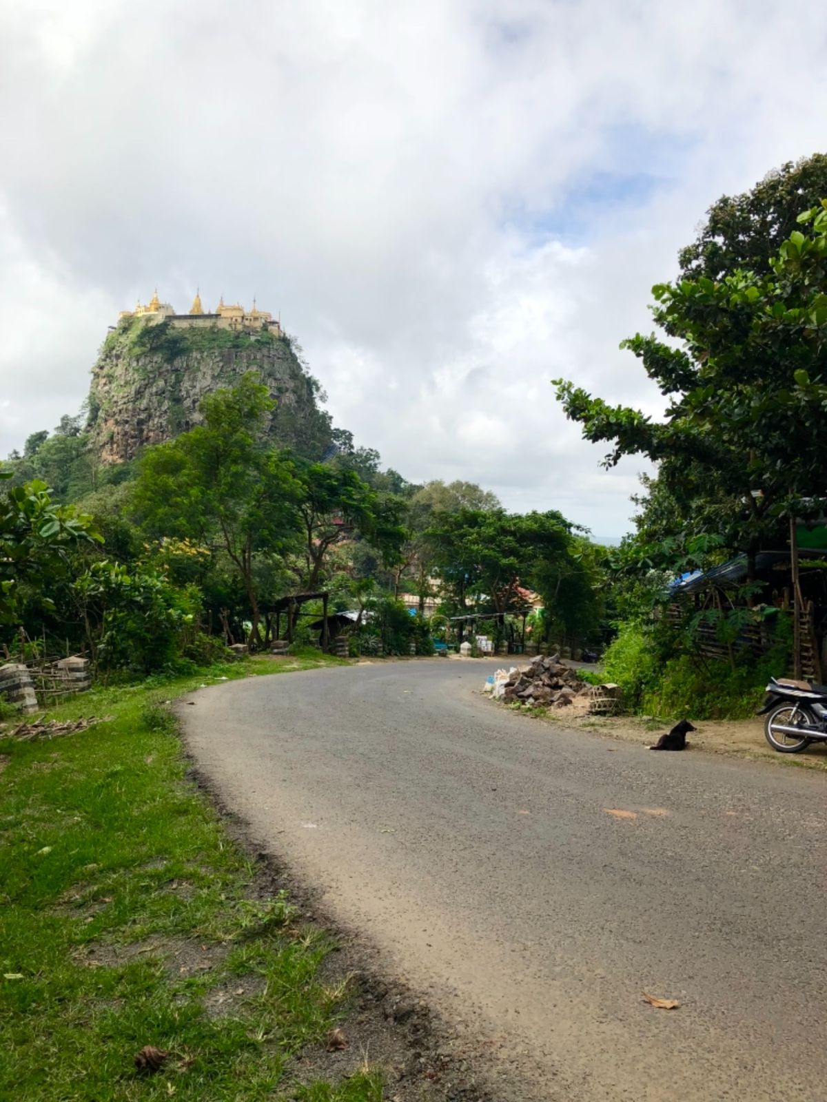ポッパ山 ပုပ္ပားတောင်

登るときの階段はなかなかの急勾配💦
...