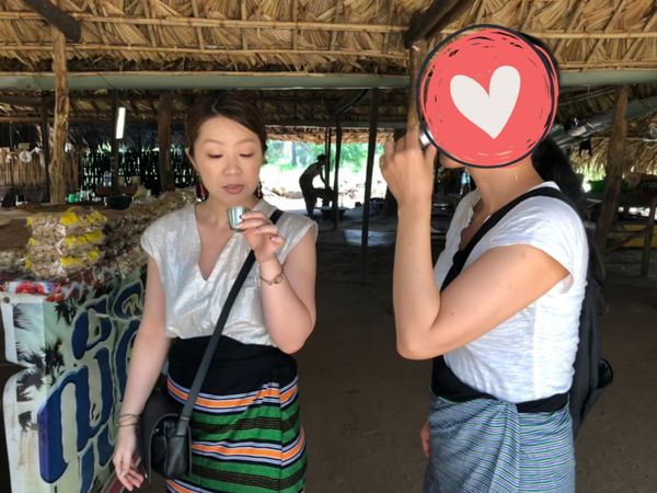 ミャンマー・ヤンゴン「ミャンマーの民族衣装ロンジーを楽しんだ旅」の写真：詳しいことは忘れたけど
バガンのココナッ...