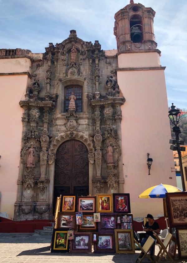 メキシコ・グアナファト「メキシコシティの周辺都市へ！！」の写真：グアナファトの教会いろいろ
