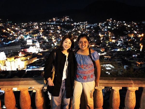 メキシコ・グアナファト「メキシコシティの周辺都市へ！！」の写真：夜景が綺麗だとされるグアナファト
丘から...