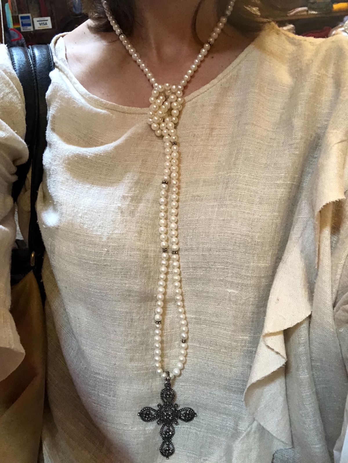 サンミゲルデアジェンデには可愛いショップがたくさん！
店のおじさんが
ロン...