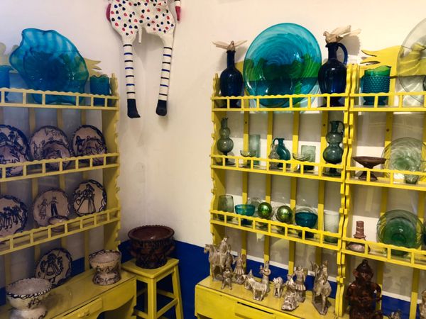 メキシコ・グアナファト「メキシコシティの周辺都市へ！！」の写真：フリーダ・カーロ博物館はインテリアもすご...