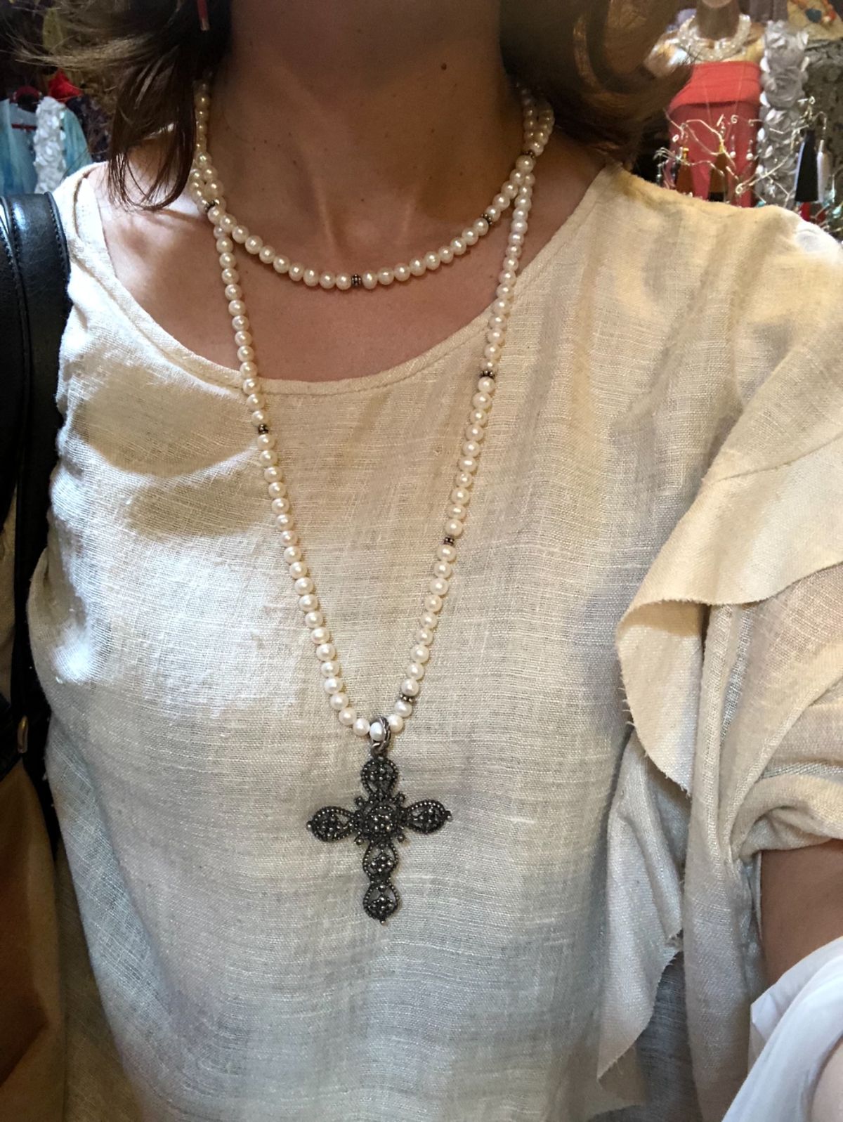 サンミゲルデアジェンデには可愛いショップがたくさん！
店のおじさんが
ロン...