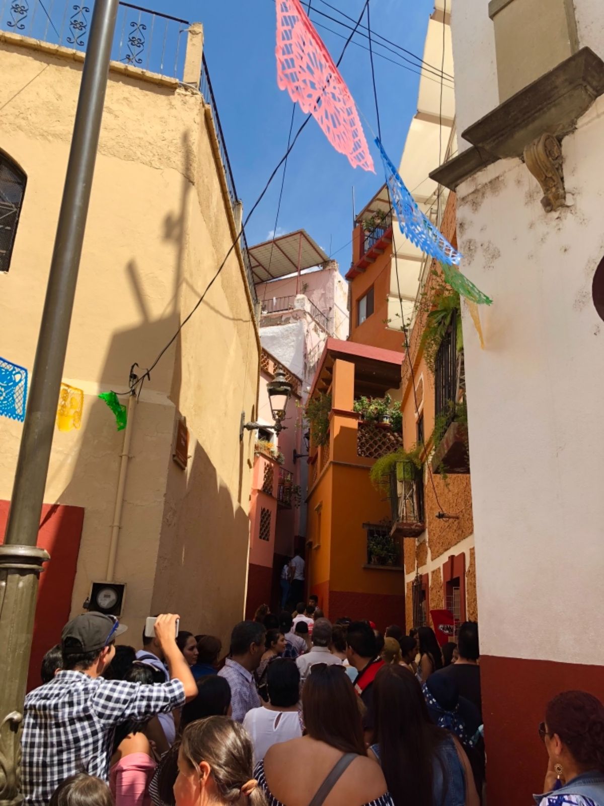 ディエゴの家は残念ながら閉まってた

カラフルなヒラヒラの旗、
大ヒットし...