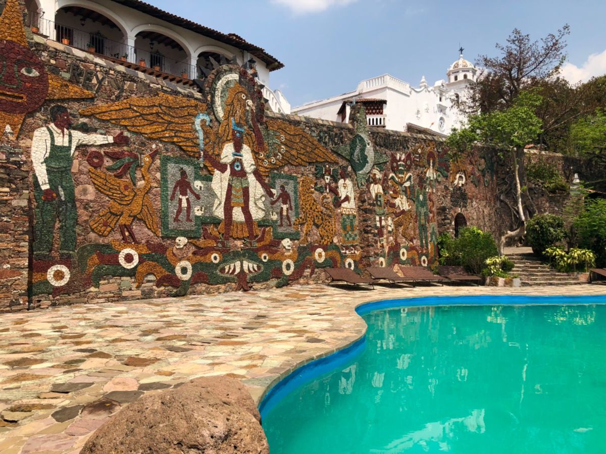 Mina Prehispánica de Taxco

鉱山の上にはレスト...