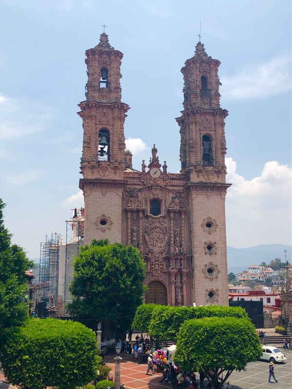 メキシコ・グアナファト「メキシコシティの周辺都市へ！！」の写真：Santa Prisca de Taxc...