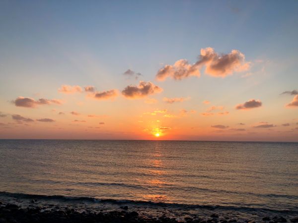 日本・山口県「ゆるりと山口」の写真：最後は海で夕焼けをみて終了