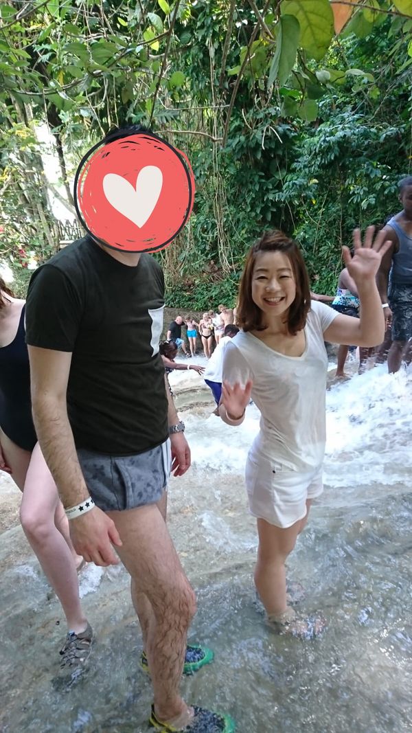 ジャマイカ・モンテゴベイ「カリブ海クルーズで周遊」の写真：ダンズ・リバー・フォールズ &amp; パーク
...