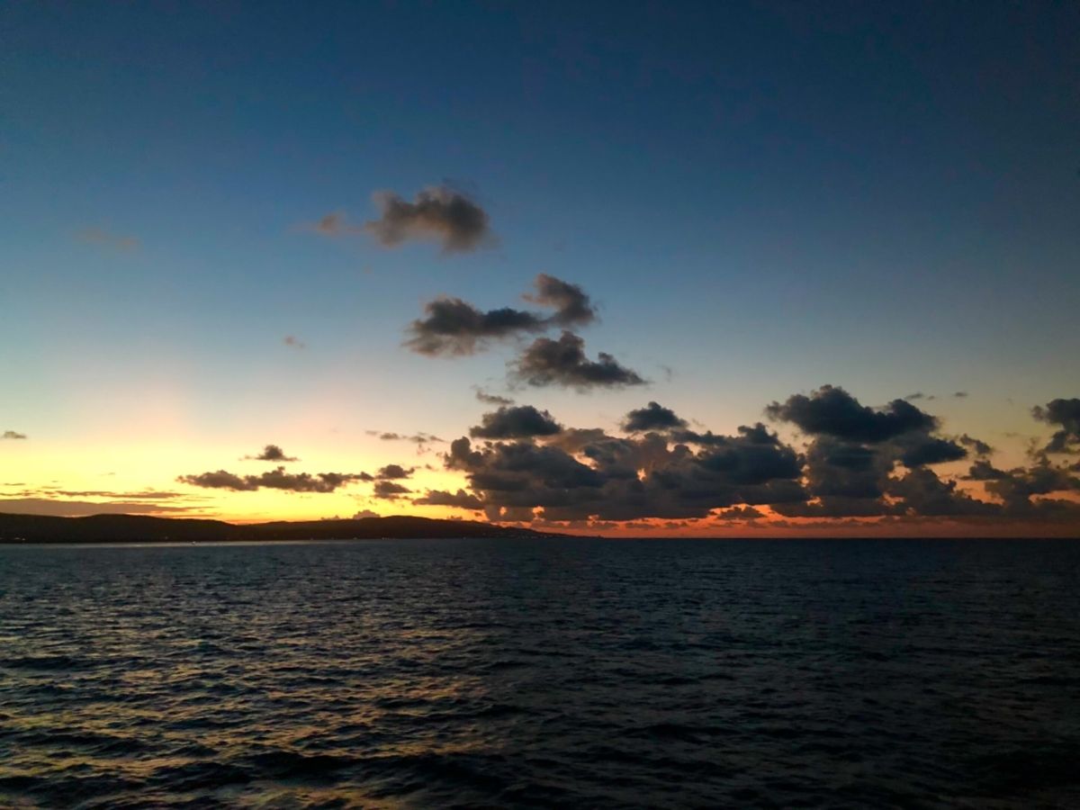 クルーズ船が港に停泊しているところ
近くで見ると巨大マンションみたいで本当...