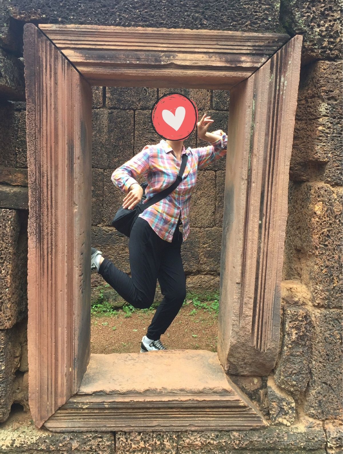 だんだんとカンボジア的ポーズが上手くなるTさん😂