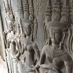 カンボジアの遺跡ってレリーフが見事過ぎて
ついついたくさん撮影してしまう📸