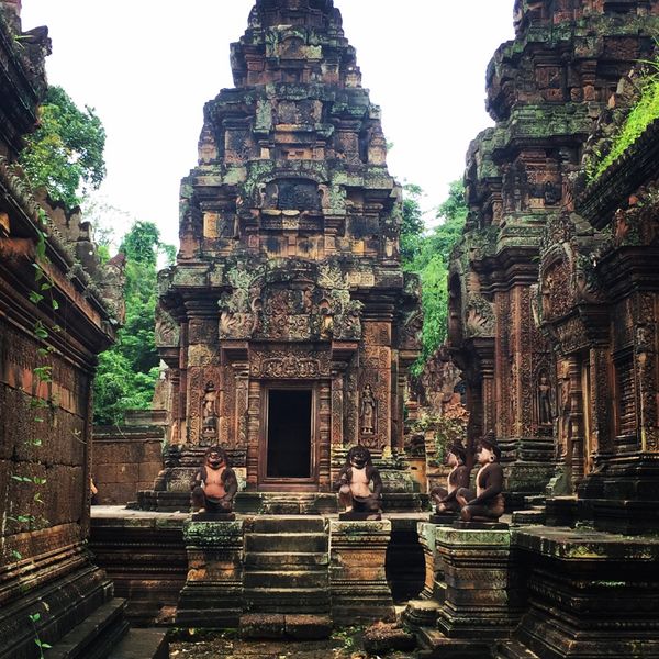 カンボジア・シェムリアップ「遺跡に圧倒された旅」の写真：バンテアイ・スレイ បន្ទាយស្រី...