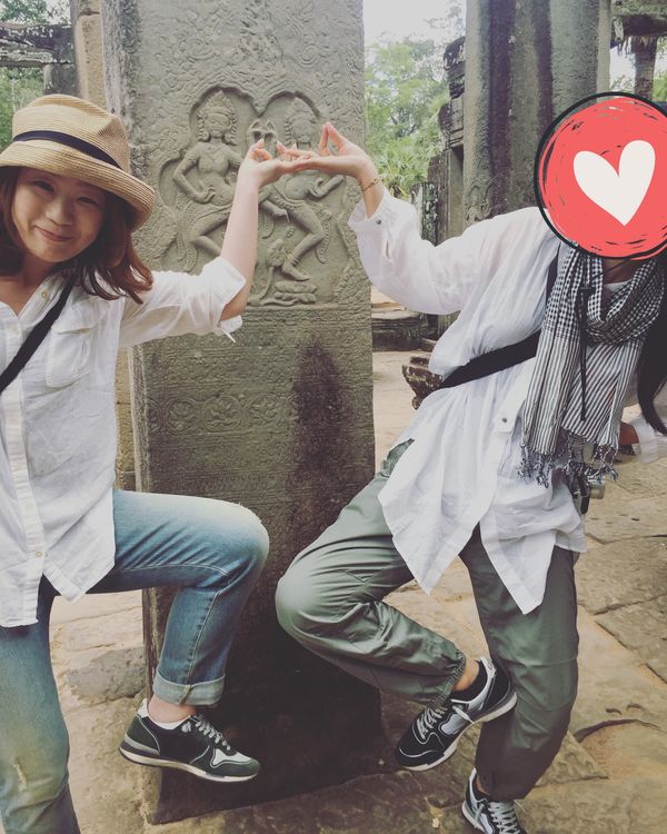 カンボジア・シェムリアップ「遺跡に圧倒された旅」の写真：アンコールトム

テンション上がって
お...