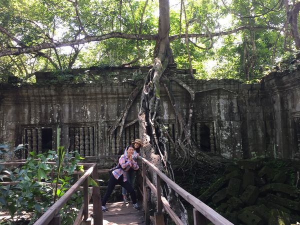 カンボジア・シェムリアップ「遺跡に圧倒された旅」の写真：ベンメリア

なんかこの旅行中、どの写真...