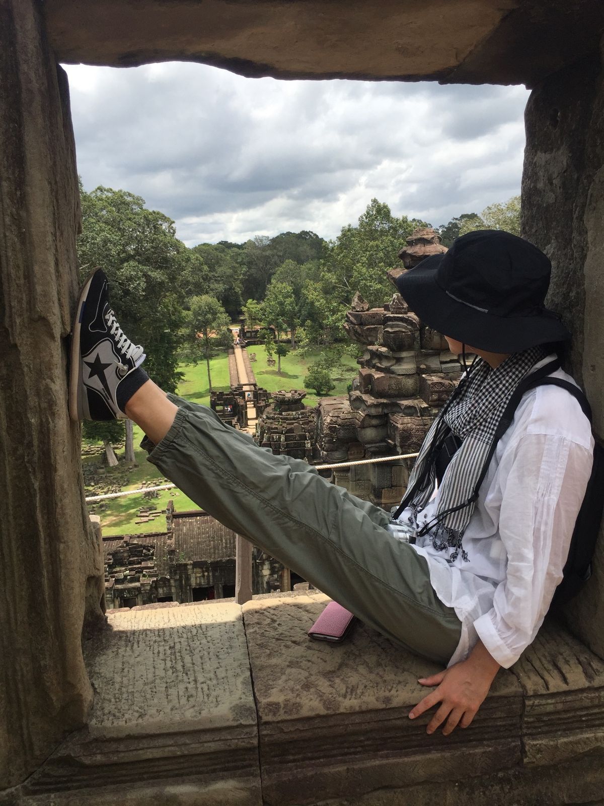 アンコールトム

ここからの景色、遺跡に来た〜！🤩
って感じがして良かった...