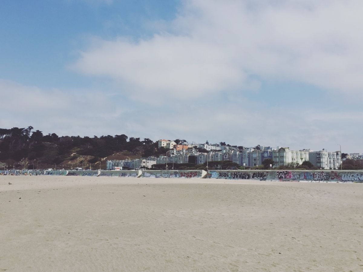 オーシャン・ビーチ Ocean Beach

本当はここでサンドアートやっ...