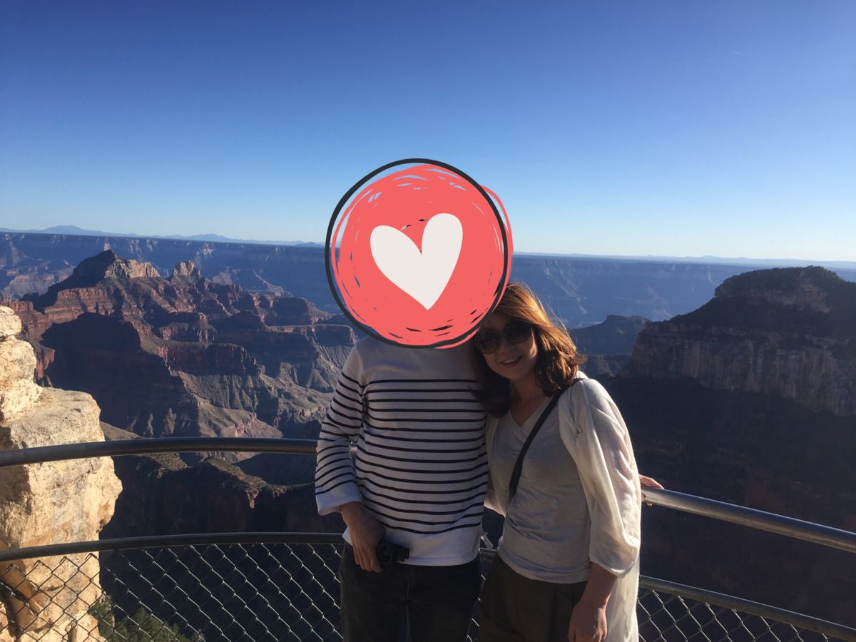 グランドキャニオン　ノースリム

柵なんてないから
普通に転げ落ちそうで結...