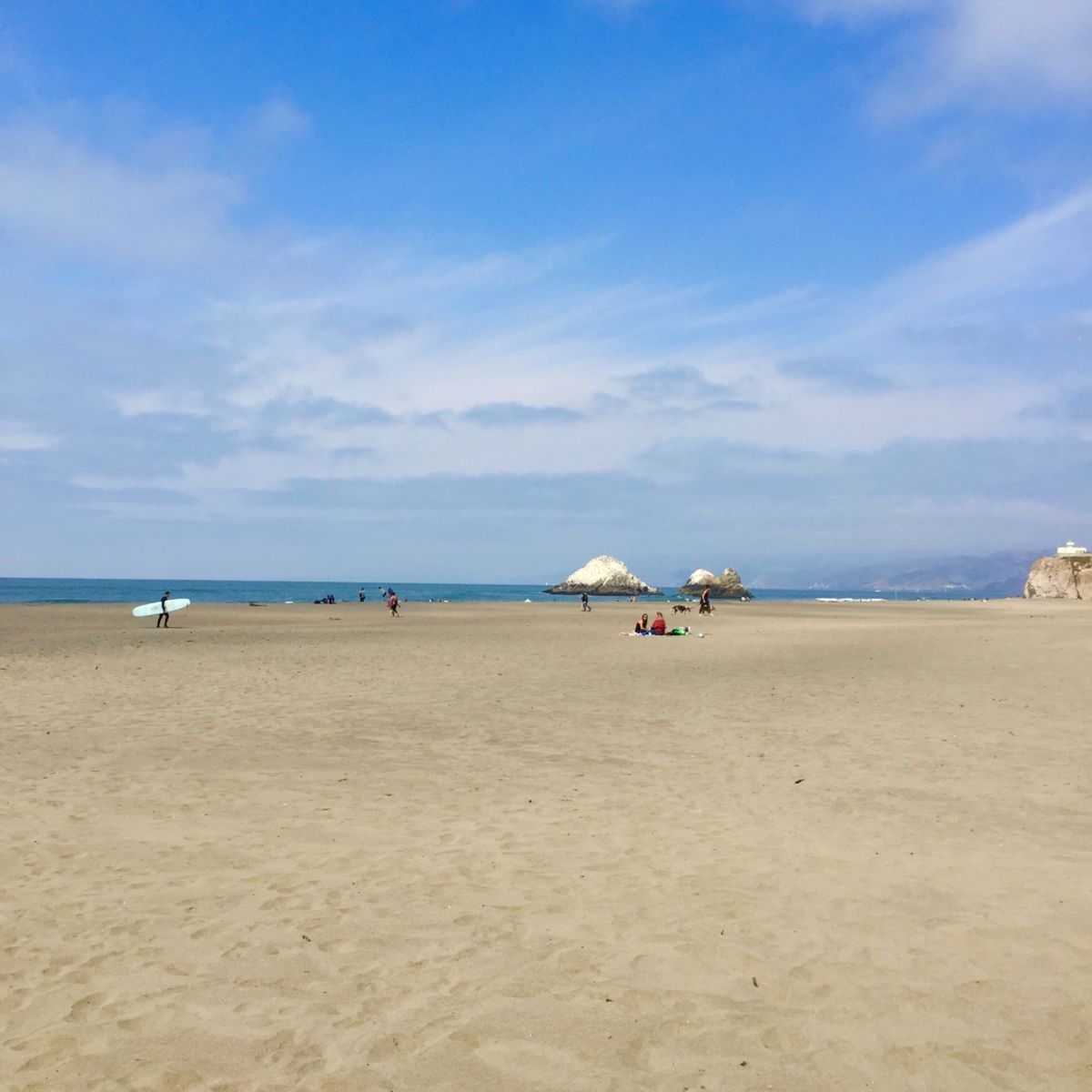 オーシャン・ビーチ Ocean Beach

本当はここでサンドアートやっ...