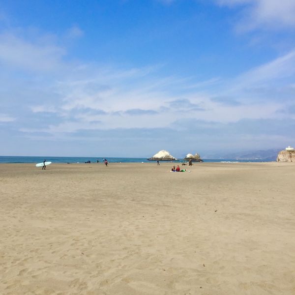 アメリカ(米国)・サンフランシスコ「海外初ドライブの旅！」の写真：オーシャン・ビーチ Ocean Beac...