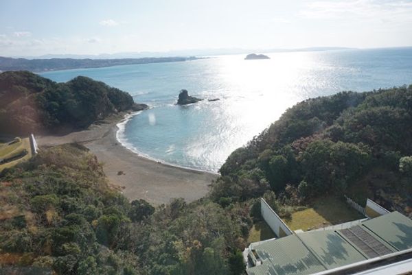 日本・和歌山県「アドベンチャーワールド🐼🐧」の写真：2019年大晦日
朝起きたら海♡♡
昨晩...