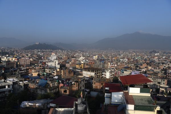 ネパール・カトマンズ「ネパール」の写真:カトマンズ、早朝の市内
特に好みだった食べ物