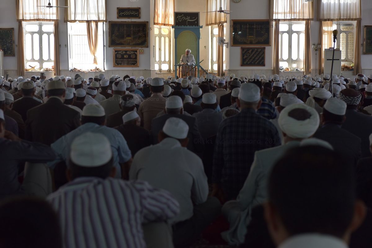 イスラム礼拝にも参加させてもらいました。