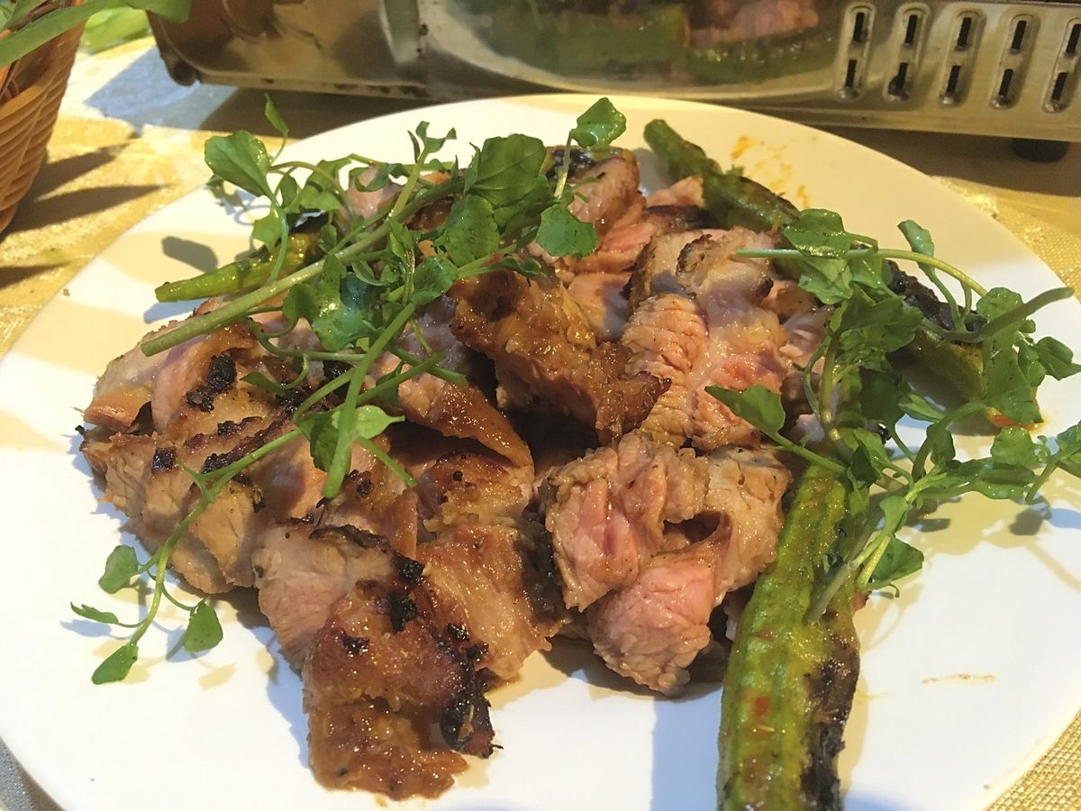好みだった食べ物
和え中華麺＋豚挽き肉 mì khô thịt bằm
替...