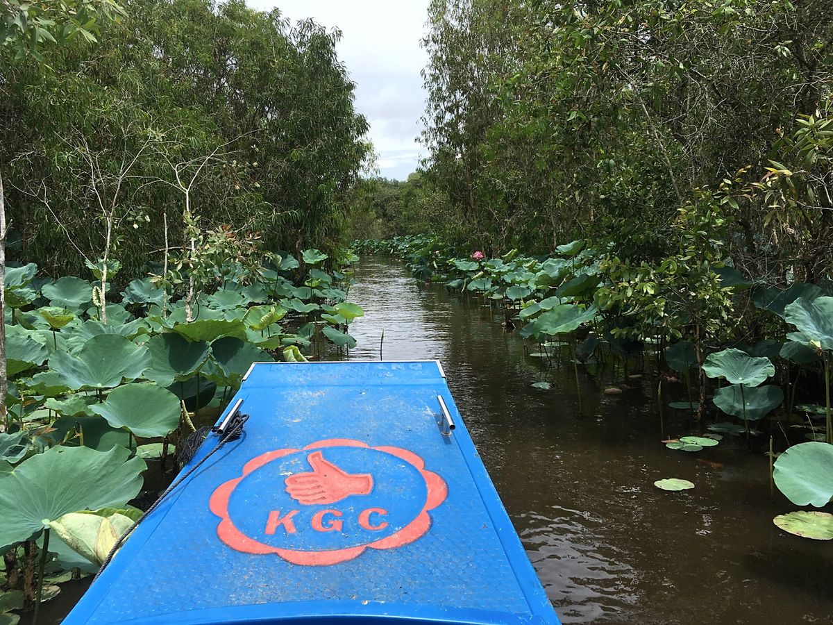 今回が2回目のrừng tràm Trà Sư (チャースー カユプテの森...
