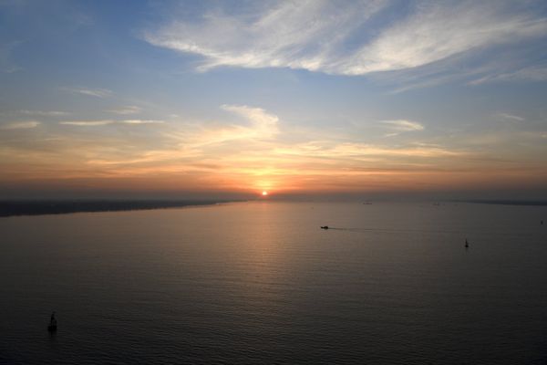 ベトナム「ベトナム」の写真：本土に戻り、メコン川のうちの一本(sôn...