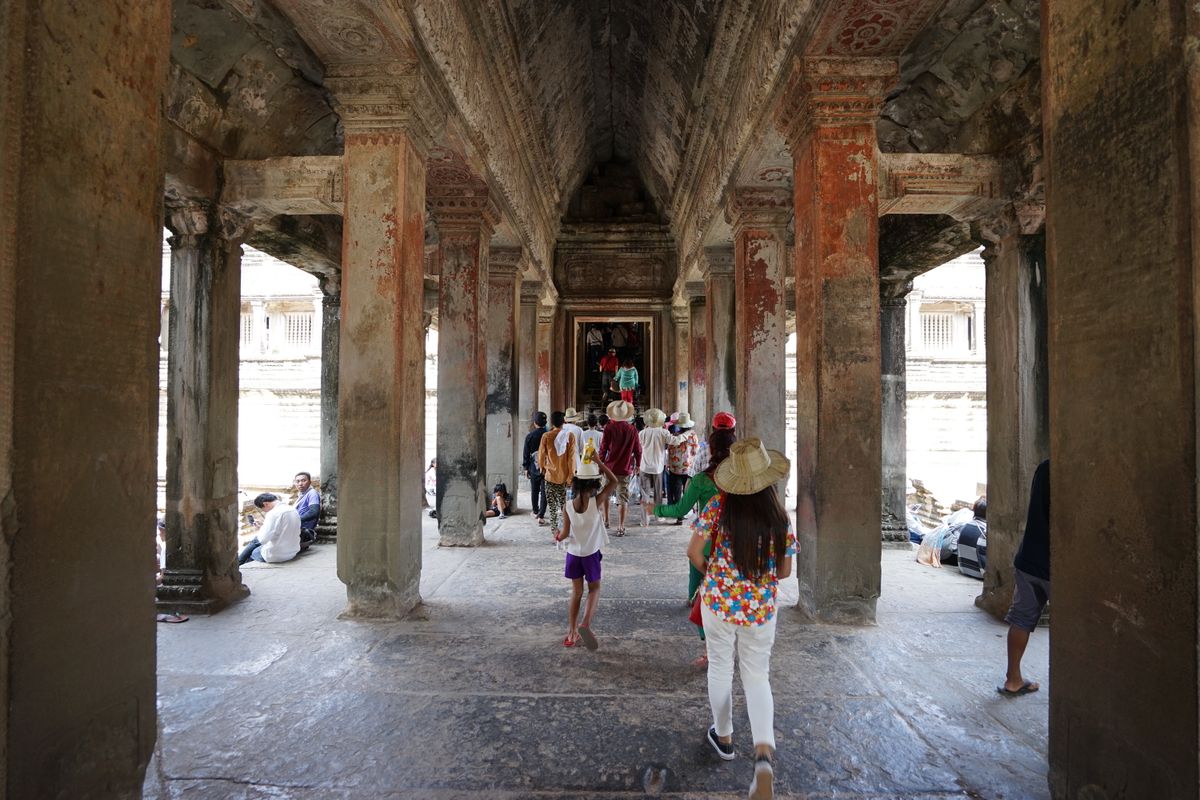 逆さアンコールワット

時間が良いともっと綺麗に撮れるみたい！