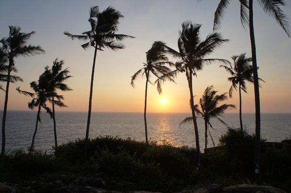 インド「インド」の写真：ケララ州コバラムビーチ