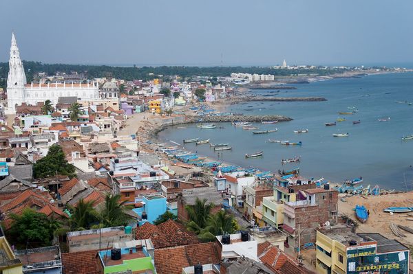 インド「インド」の写真：カーニャクマリ(コモリン岬)
ホテルの地...