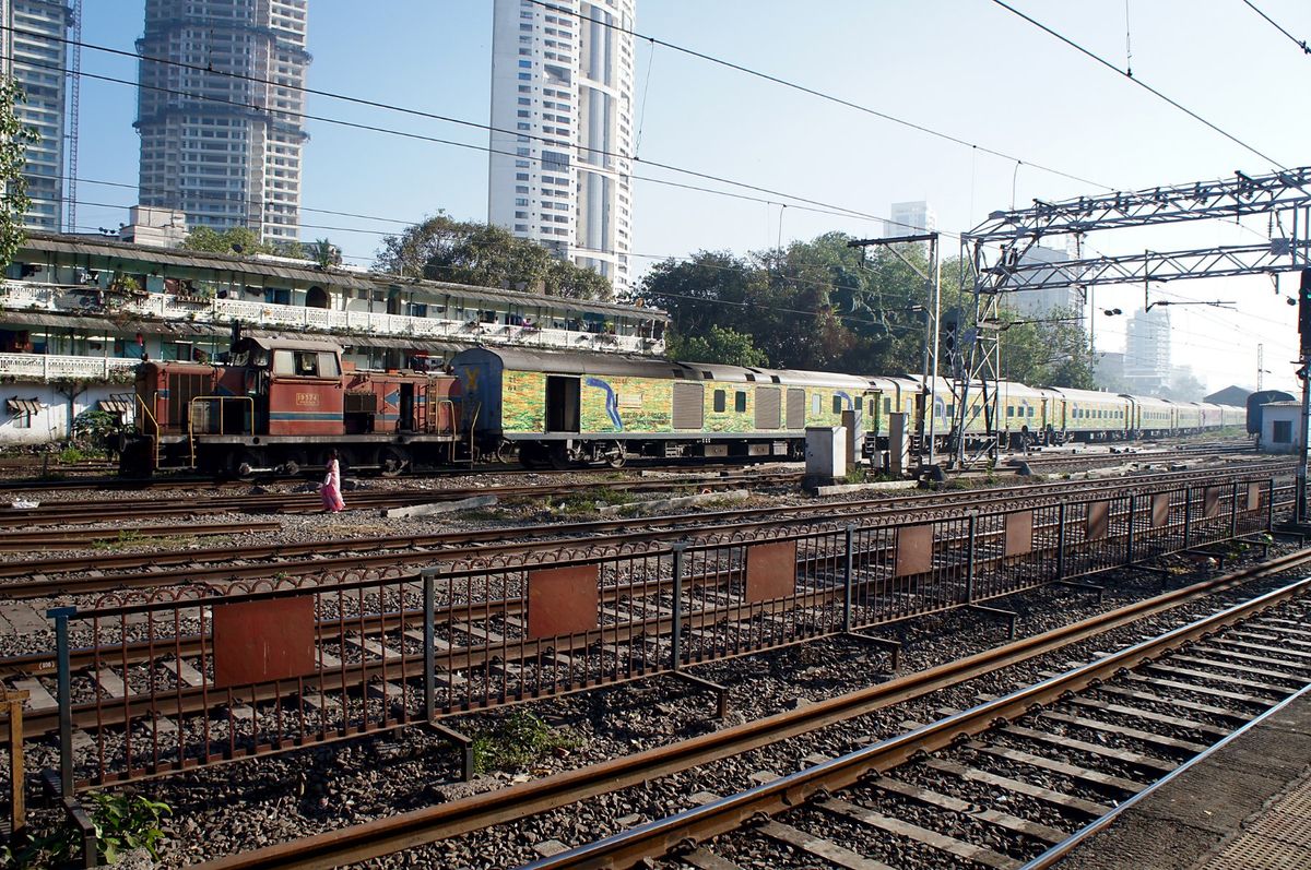 ムンバイ　ドービーガートとインドの鉄道