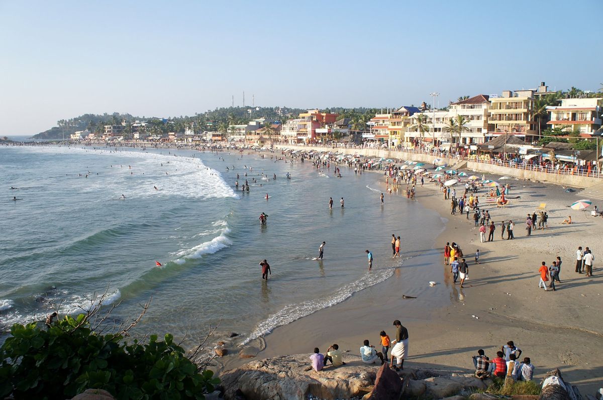 ケララ州コバラムビーチ